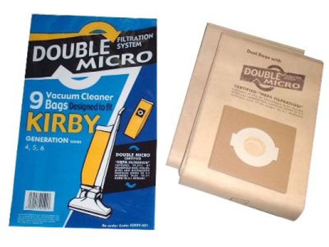 KIRBY GEN. 4/5/6 BAGS PACK OF 9 (3203) EXSSDB501