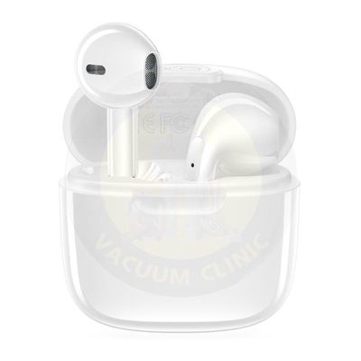 XO WHITE AIRPOD TYPE EARPHONE X23 TWS BT 5.3  WITH CHARGE CASE (6701) EXSXO-X23W