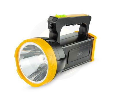 XO BLACK &amp; YELLOW LED TORCH 1200MA RECHARGEABLE LED TORCH, UP TO 8 HOURS, SOS MODE FLASHES FOR 48 HOURS YH02 (6701) EXSXO-YH02