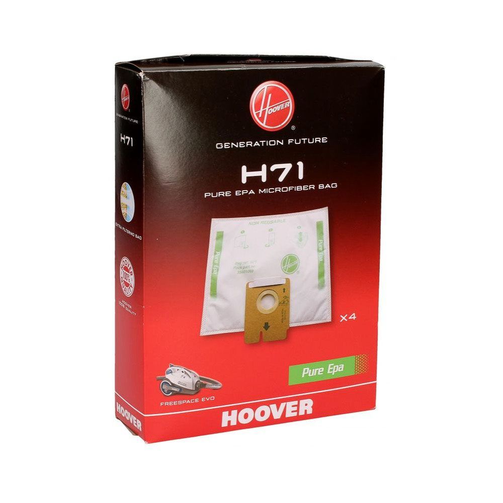 HOOVER H71 PURE HEPA MICROFIBRE BAGS GENUINE (0304) HVR35601069