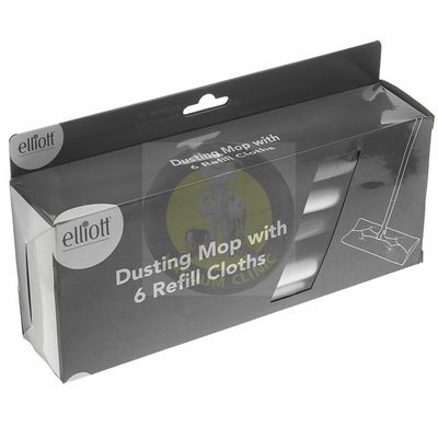 DUST MAGNET BROOM WITH 6 REFILLS (2101.2201) JEGHH114