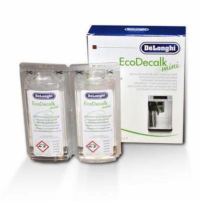 DELONGHI QTY 2 X 100ML  PACK COFFEE MACHINE DESCALER (6301) DEL5513296011