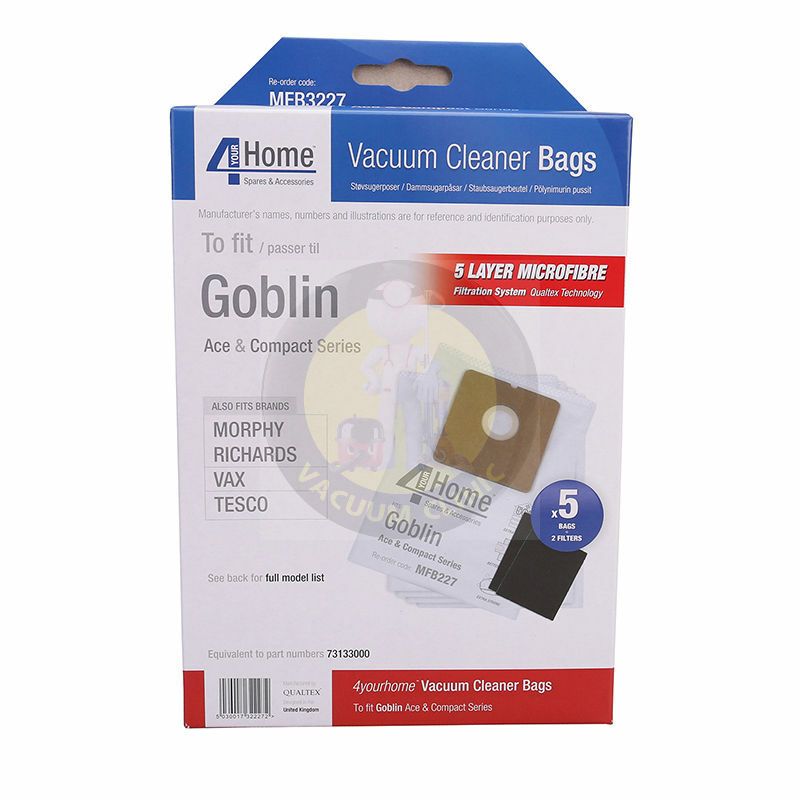 MICROFIBRE BAGS GOBLIN - MORPHY RICHARDS (0603.0903) EXSMFB227