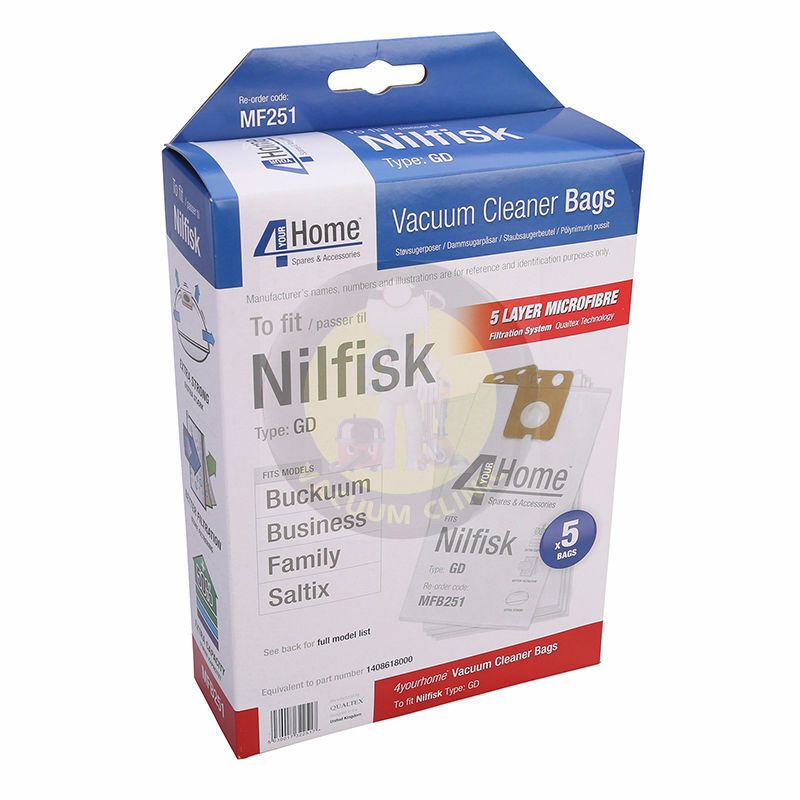 MICROFIBRE BAGS NILFISK FAMILY (0604.0904) EXSMFB251