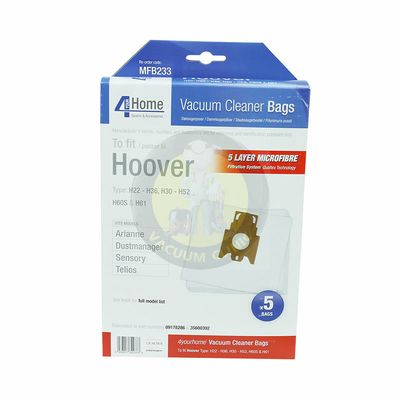 MICROFIBRE BAGS HOOVER H22 - H30 - H52 - H60S H73 (0603.0903) EXSMFB233