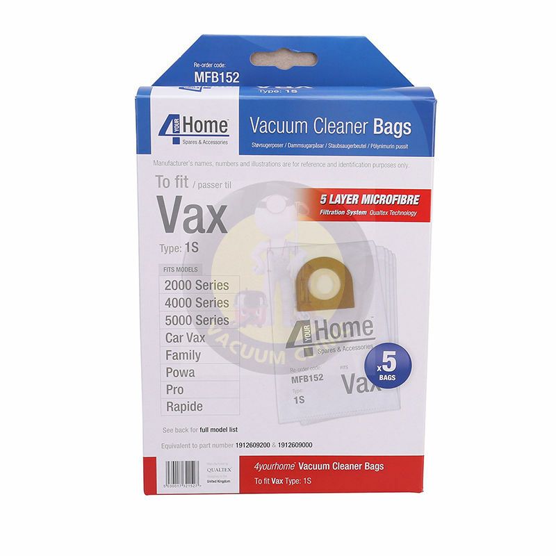 MICROFIBRE BAGS VAX X 5 (0602.0902) EXSMFB152