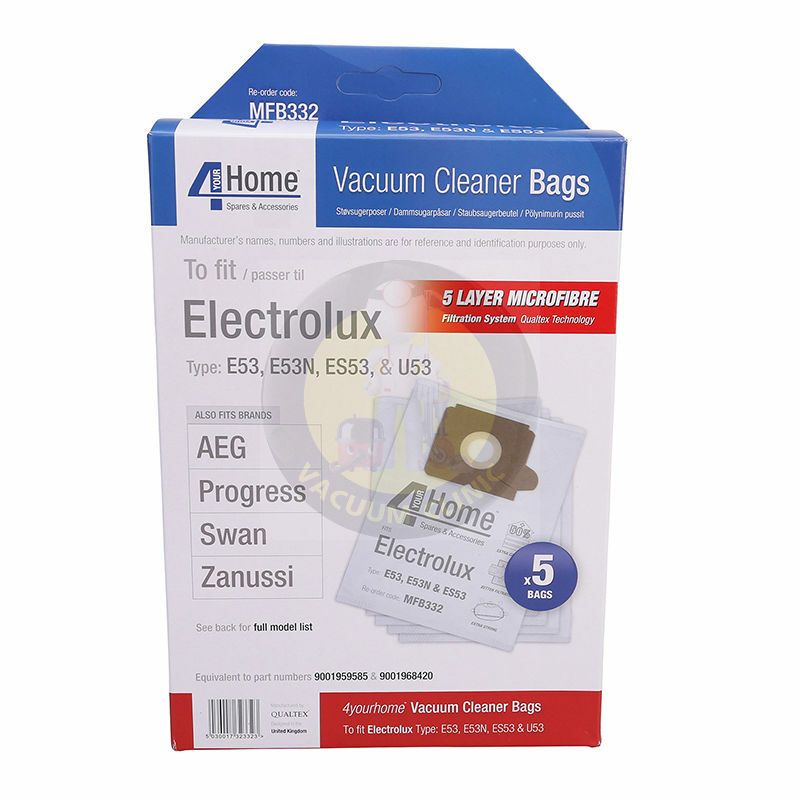 MICROFIBRE BAGS ELECTROLUX E53 - E53N - ES53 (0702.1002) EXSMFB332