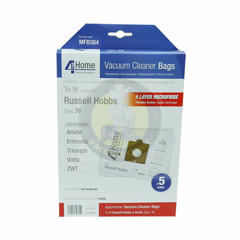 MICROFIBRE BAGS RUSSELL HOBBS (0703.1003) EXSMFB384