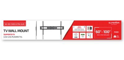 60" TO 100" TV BRACKET - MAX LOAD 75KG (3809) SUPSTV007
