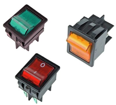 INSPIRE / NUMATIC RED D/POLE ON/OFF SWITCH EXSSW4575 (3805) EXSSW65