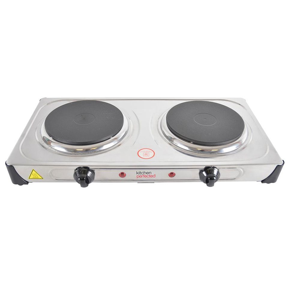 KITCHEN PERFECTED 2000W 2 RING HOTPLATE (NON STOCK ITEM) JEGJS1051SS