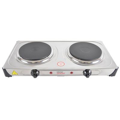 KITCHEN PERFECTED 2000W 2 RING HOTPLATE (NON STOCK ITEM) JEGJS1051SS
