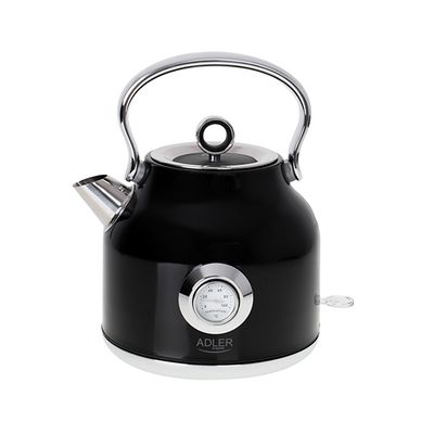 ADLER 1.7L BLACK OLD STYLE KETTLE WITH A THERMOMETER 2200W (NON STOCK ITEM) ADLAD1346BLACK ADLER 1.7L BLACK OLD STYLE KETTLE WITH A THERMOMETER 2200W (NON STOCK ITEM) ADLAD1346BLACK