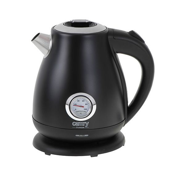 CAMRY 1.7L BLACK ELECTRIC KETTLE WITH A THERMOMETER 2200W (NON STOCK ITEM) ADLCR1344BLACK