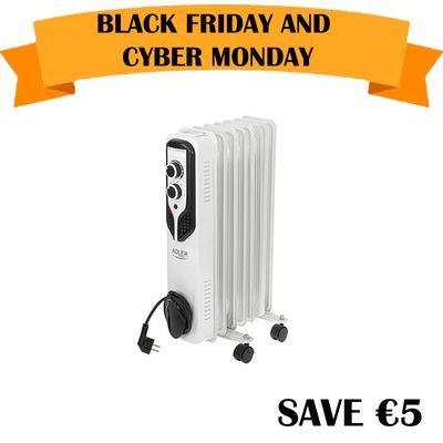 1500W 7 FIN OIL FILLED RADIATOR JEGHEA1130 (2406) ADLAD7815