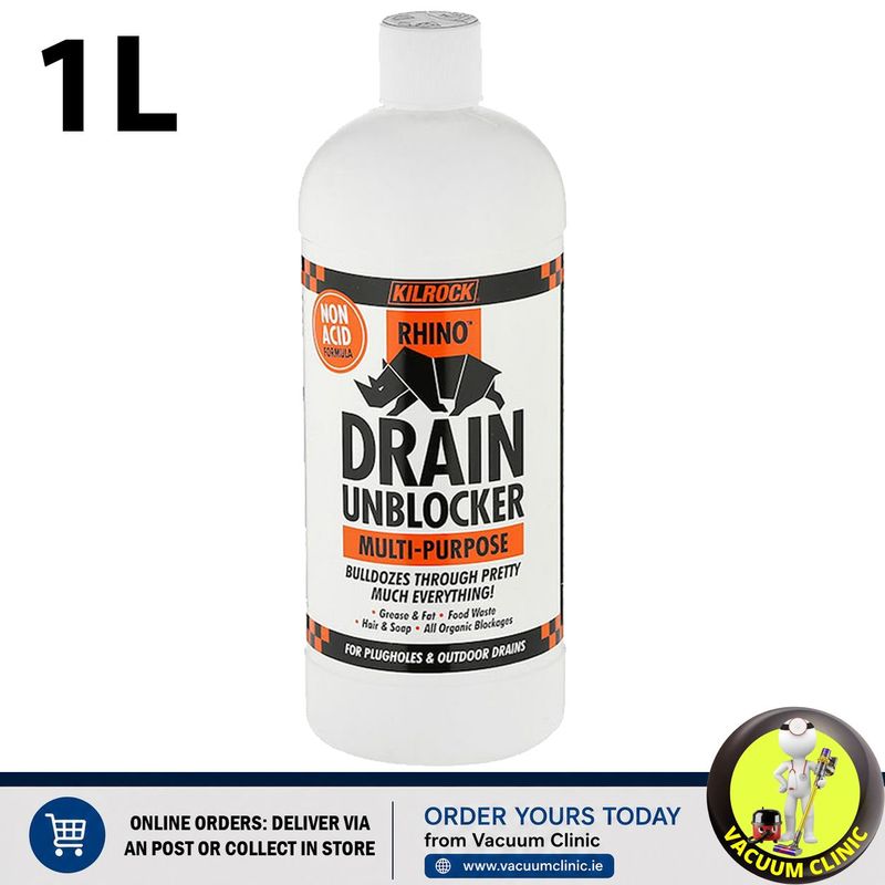 KILROCK RHINO ACID FREE DRAIN UNBLOCKER (6501) JEGJT1500