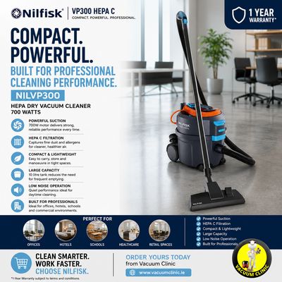 NILFISK VP300 HEPA C VACUUM 700 WATTS (5401) NILVP300