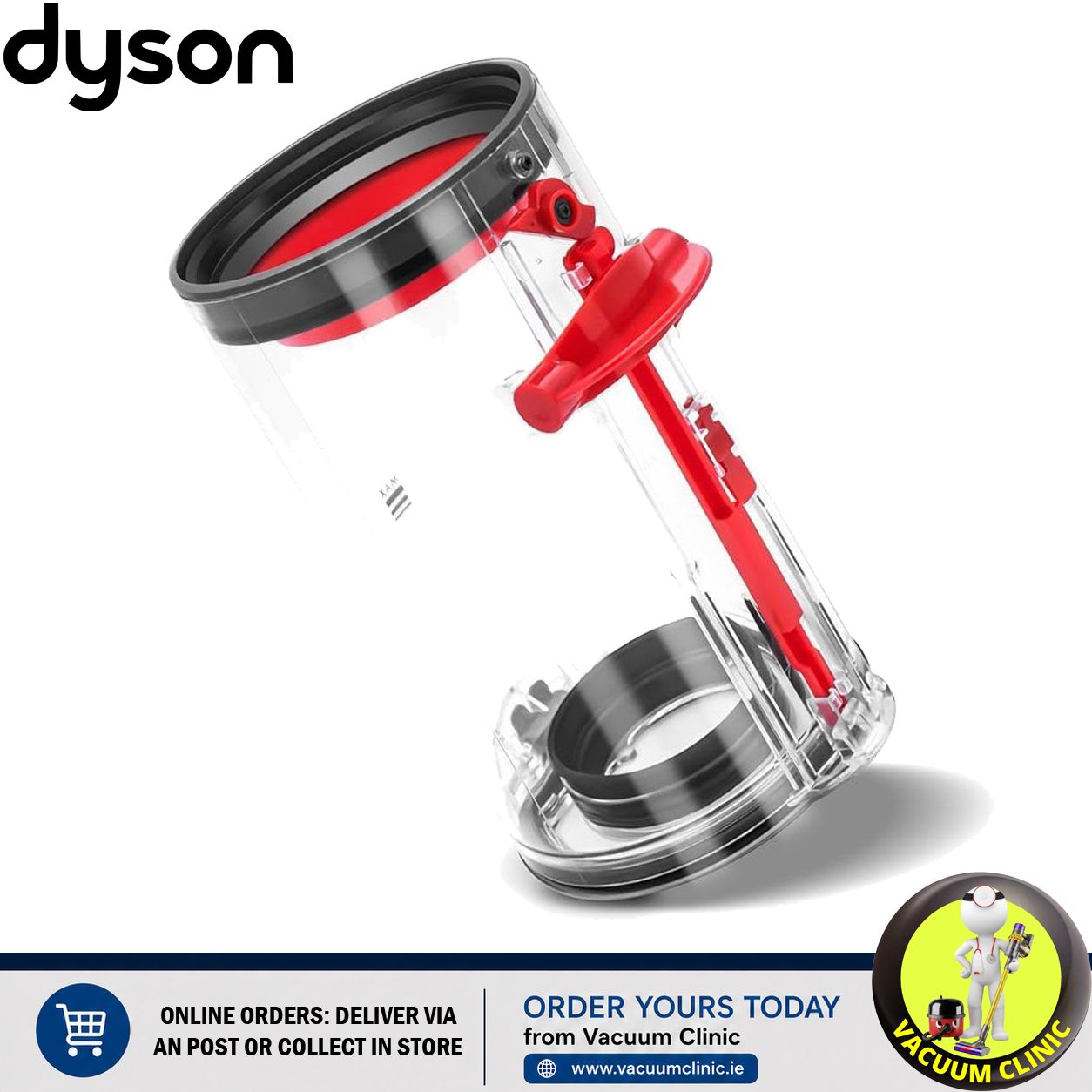 DYSON V10 (SV12) GENUINE BIG BIN SERVICE ASSEMBLY FOR DUST (4204) DYS969509-01