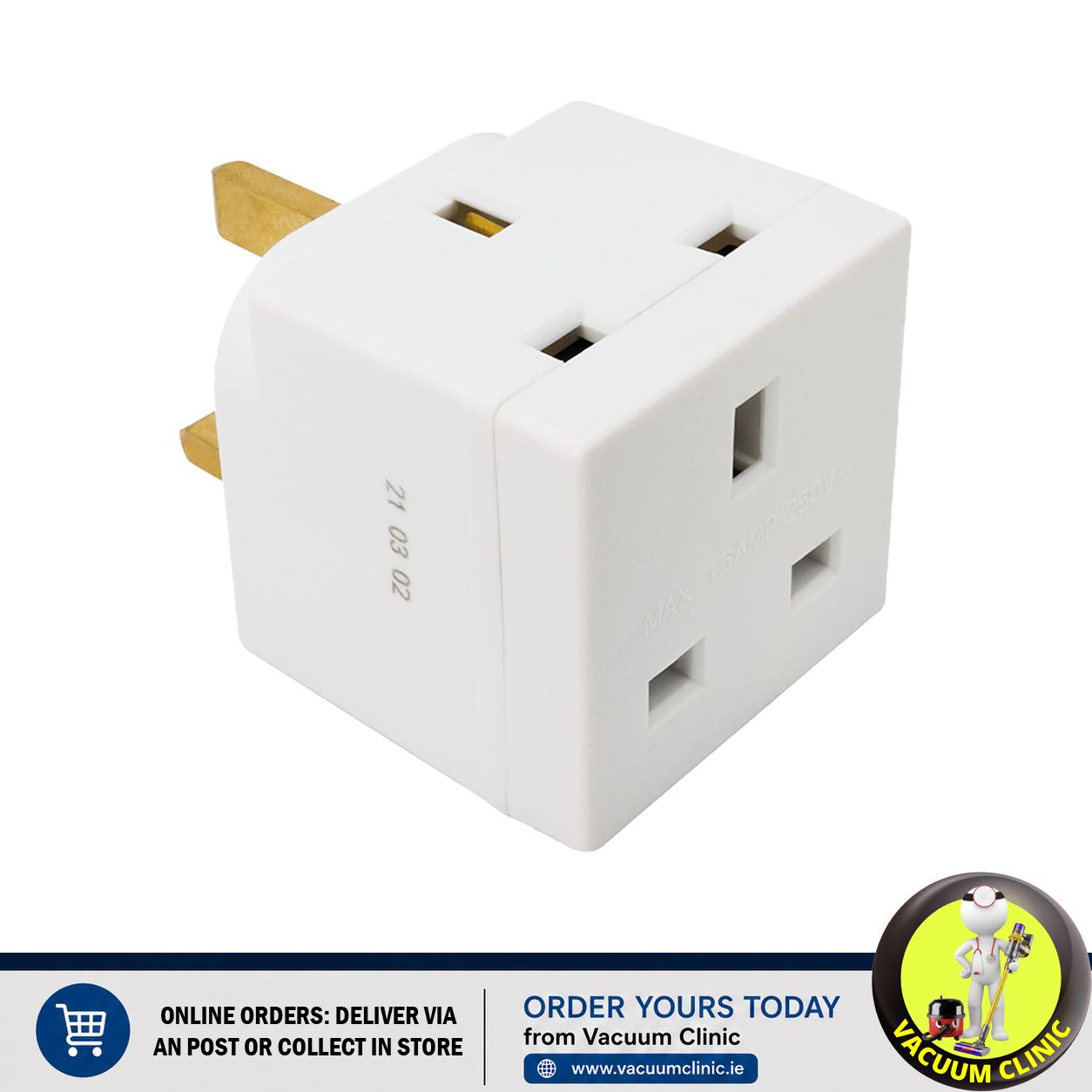 2 WAY / DOUBLE SOCKET ADAPTOR (2604) JEGPPJ020
