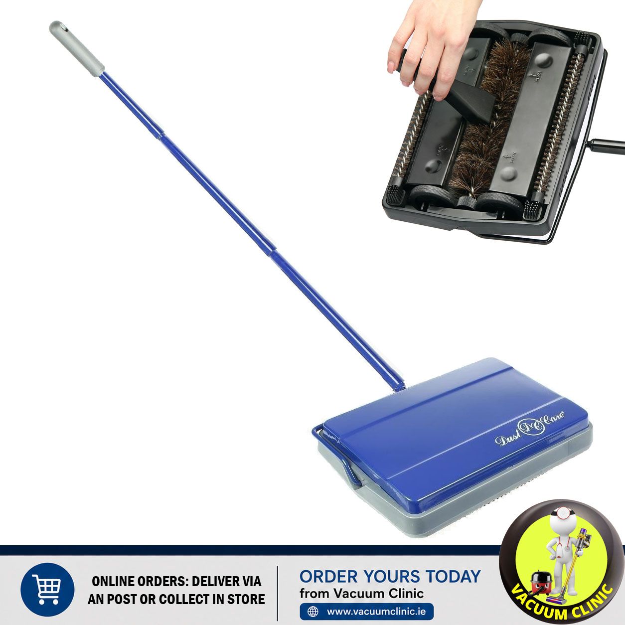 DUSTCARE CARPET SWEEPER BLUE F4SDC1001 (3302) EXS1002