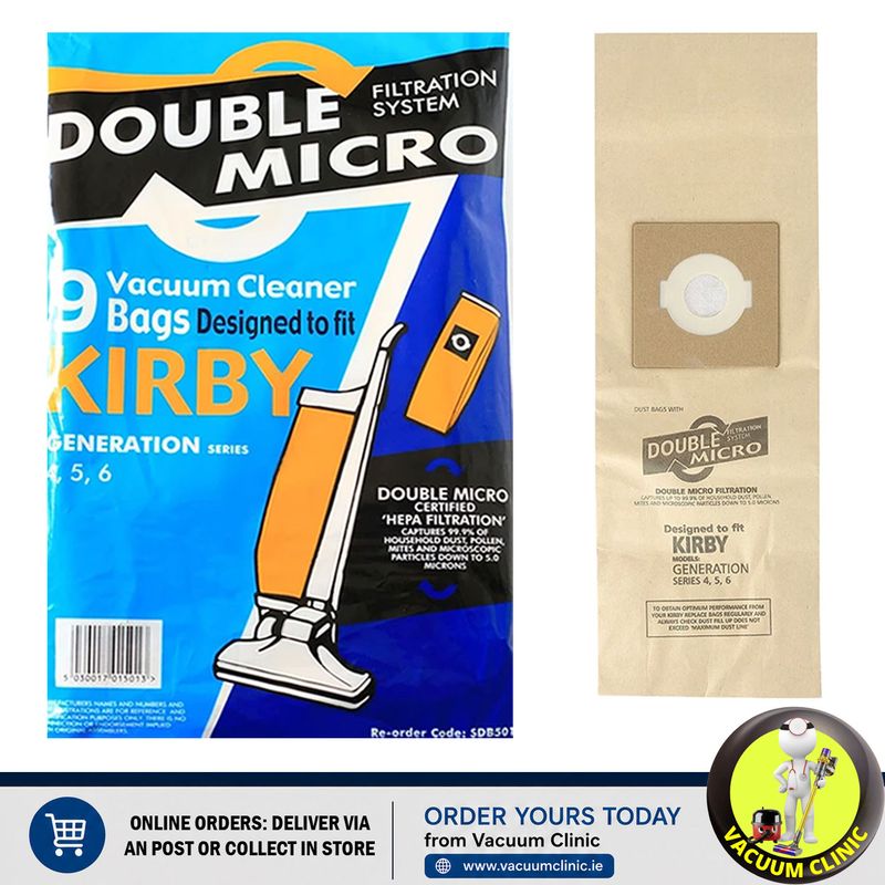 KIRBY GEN. 4/5/6 BAGS PACK OF 9 (3203) EXSSDB501
