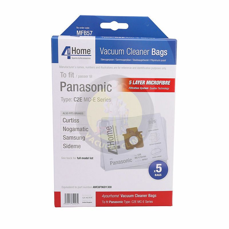 MICROFIBRE BAGS PANASONIC 2CER (0601.0901) EXSMFB57