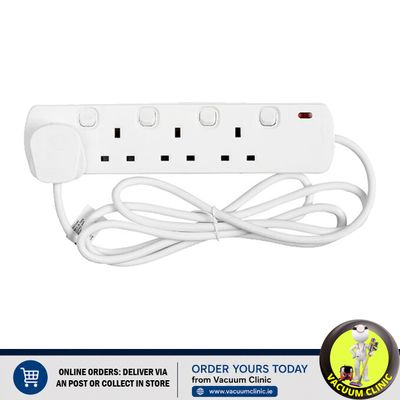 EXTENSION LEAD 4 GANG 2 MTR INDIVIDUALLY SWITCHED (2602) JEGJA155