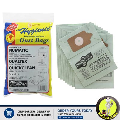 NUMATIC HENRY 250 AS200 ETC BAG 10 PK (3001) EXSSDB48