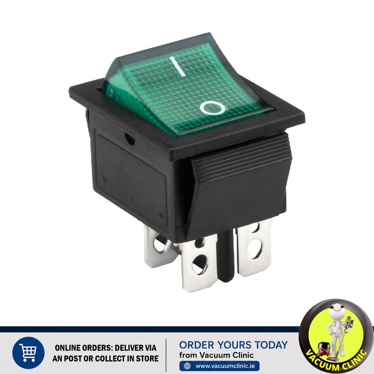 INSPIRE / NUMATIC ROCKER D/POLE ON/OFF SWITCH EXSSW4575 (3805) EXSSW65