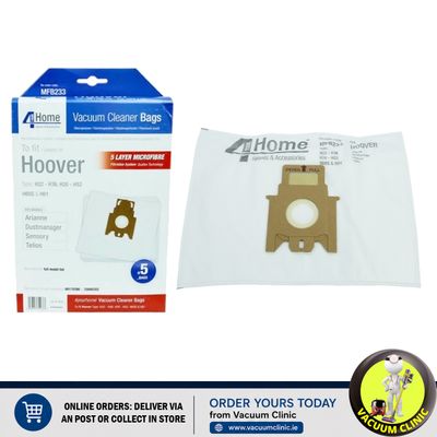MICROFIBRE BAGS HOOVER H22 - H30 - H52 - H60S H73 (0603.0903) EXSMFB233