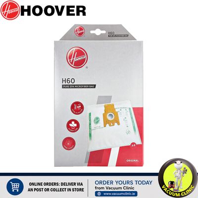 ***USE EXSMFB233*** HOOVER GENUINE TELIOS ARRIANE PAPER BAGS H60 X 4 (1702.0304) HVR35600392