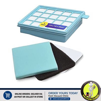 PHILIPS POWERPRO HEPA FILTER SET ALTERNATIVE FOR PHILIPS FC8058 M415056 S0700B PHS432200493801 432200493803 (6006) S0700B