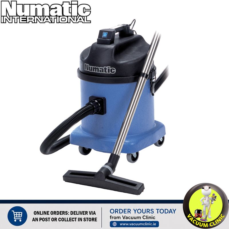 NUMATIC PROFESSIONAL COMMERCIAL TWIN MOTOR  WET AND DRY VACUUM CLEANER WITH KIT BS8 (5401) NUMWVD570_2