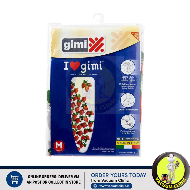 I LOVE GIMI 114-120CM X 34-38CM IRONING BOARD COVER SMALL-MEDIUM SIZE (2401) EXSIRNCOVERSM