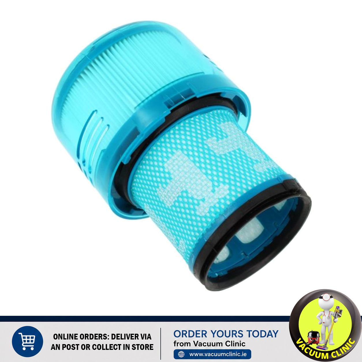 DYSON V15 / SV22 FILTER UNIT GR TEAL / AQUA SQOON DYS970013-03 (6002) EXSS0927B
