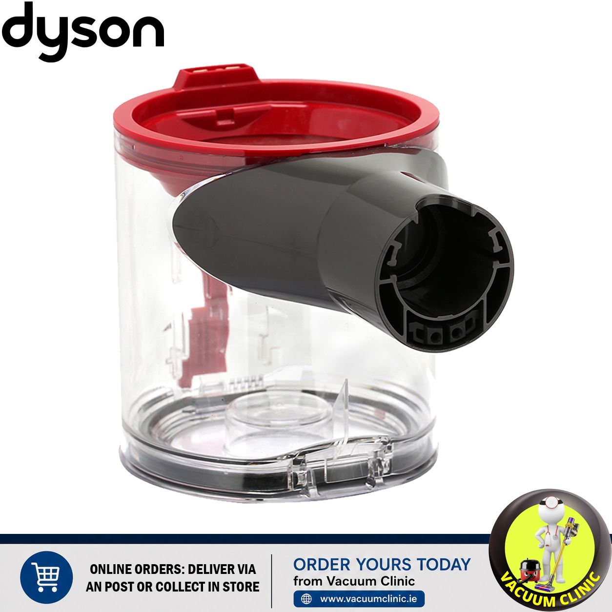 DYSON V7, V8 GENUINE CLEAR BIN (4501) DYS967699-01