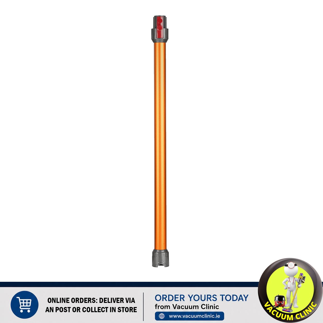 DYSON V7, V8, V10, V11, V15 EXTENSION TUBE - WAND YELLOW ALTERNATE TO 967477-08 (0802) QUAHE190