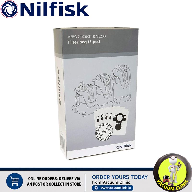 NILFISK ALTO AERO GENUINE 21 ,26,31 + VL200 (3902) NIL107419590