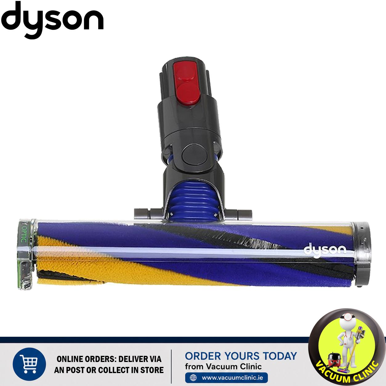 DYSON V12 VACUUM CLEANER OPTIC FLUFFY LASER CLEANER HEAD (COUNTER) DYS972522-02