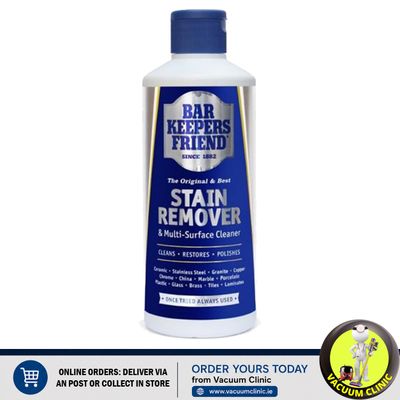 BAR KEEPERS FRIEND ORIGINAL STAIN REMOVER 250G. ULTIMATE MULTI SURFACE CLEANER (1102) KRKBKFPOWDER