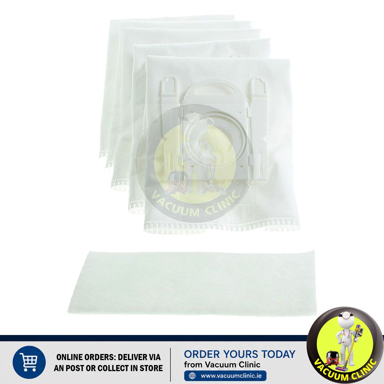 MICROFIBRE GXL GXXL XL BAGS BOSCH TYPE G X 5 (2502) EXSSDB402