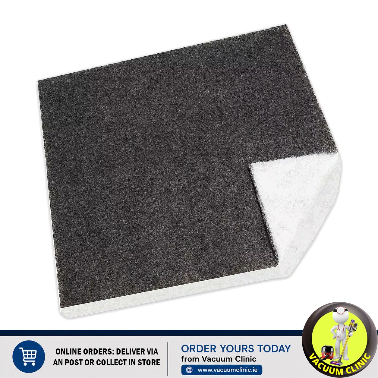 COMBI COOKER HOOD FILTER FOR GREASE AND ODOUR CUT TO SIZE (2302) EXSFIL127