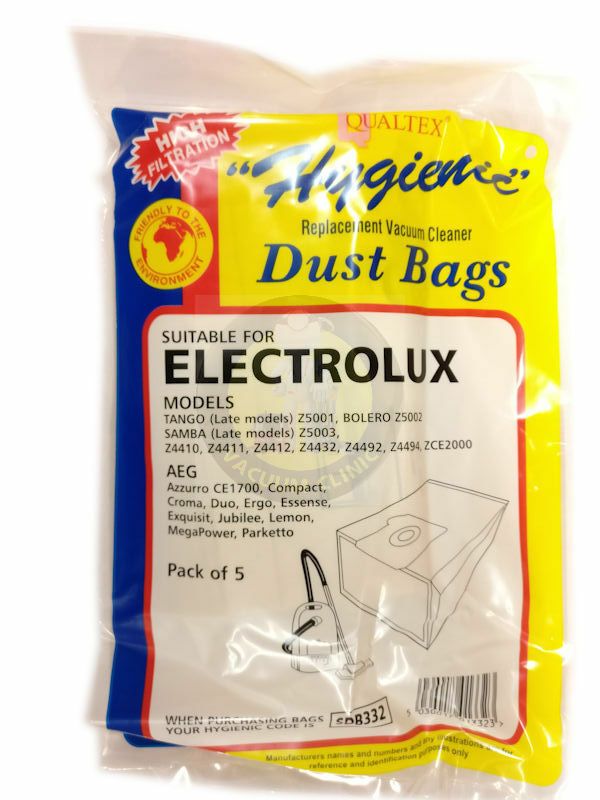E53 ELECTROLUX TANGO  Z4495 ETC BAGS PK 5 (3202) EXSSDB332
