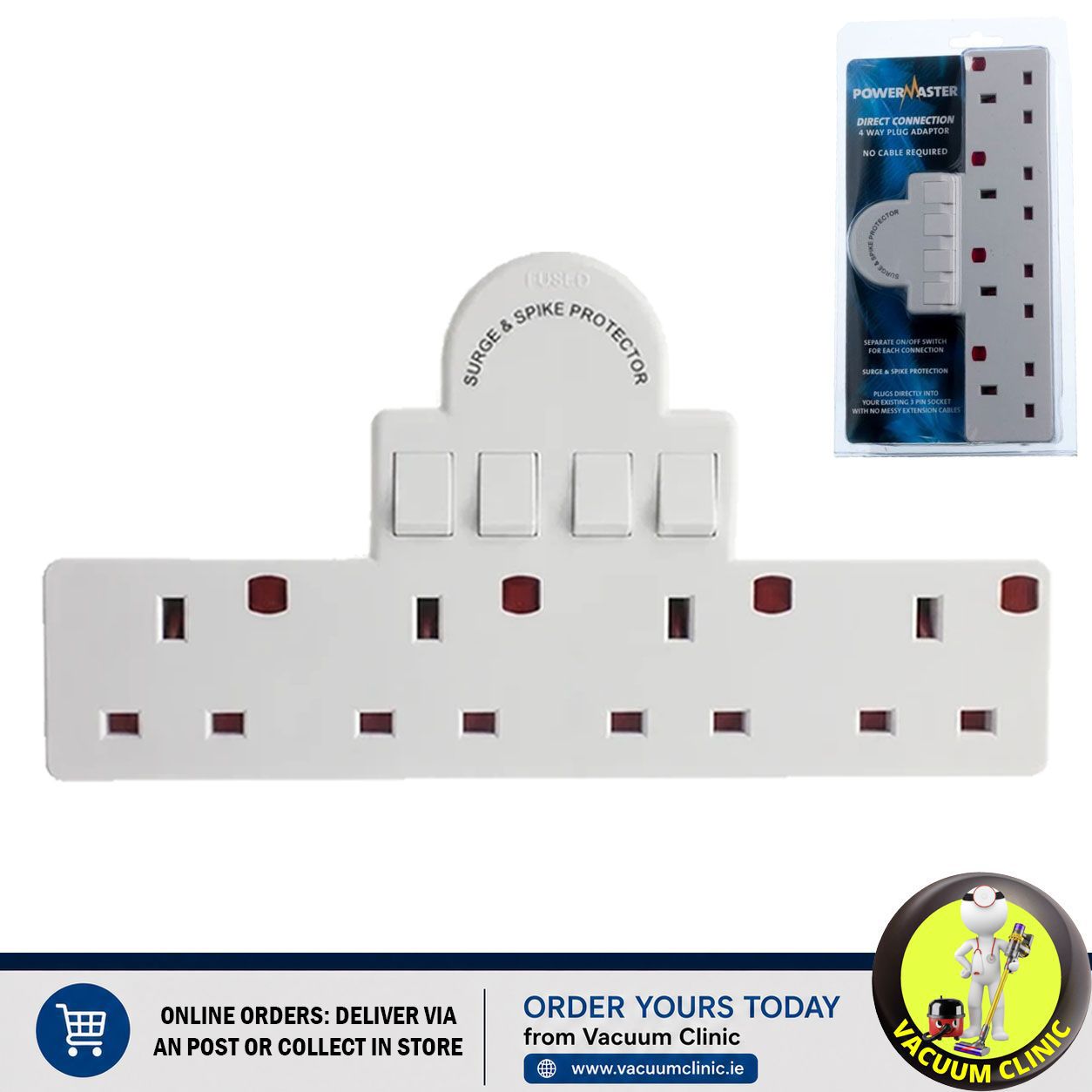 4 WAY IND SWITCHED PLUGS (2602) EXSMIS4WAYSW