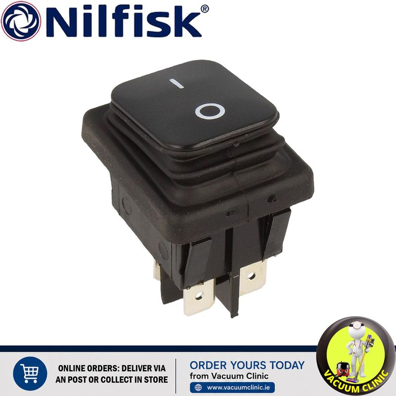 NILFISK VP300 ON / OFF SWITCH (3807) NIL107404540