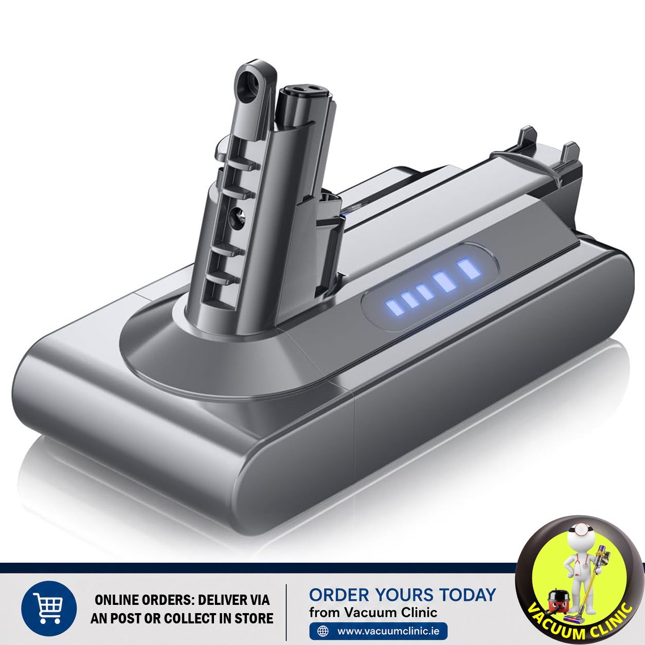 DYSON V10 CLASSIC POWER PACK SV12 SV27 ALT. TO 969352-02 25,2V-2500MAH (4203) DYS969352-02P