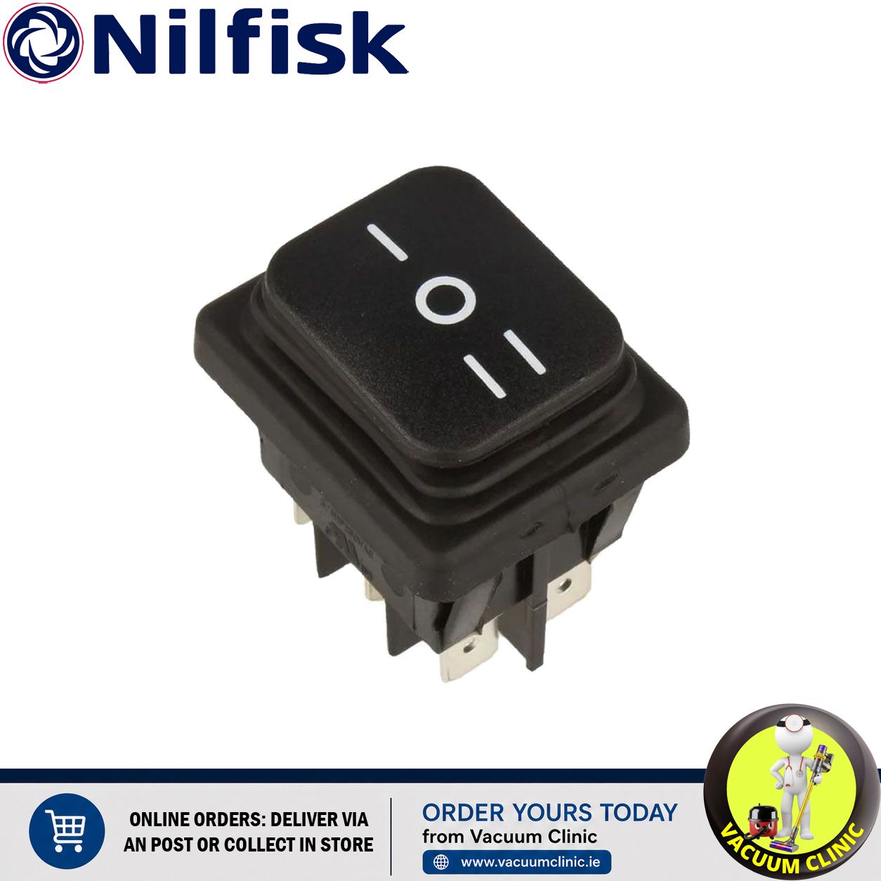 NILFISK VP300 SWITCH 1-0-2 DOUBLE POLE 16A EXSM887535 (3806) NIL107418804
