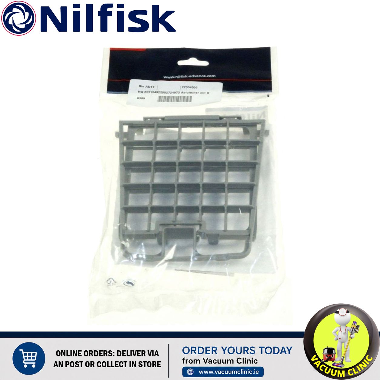 NILFISK SMALL CAGE GM200, KING, ETC. (6005) NIL22354500