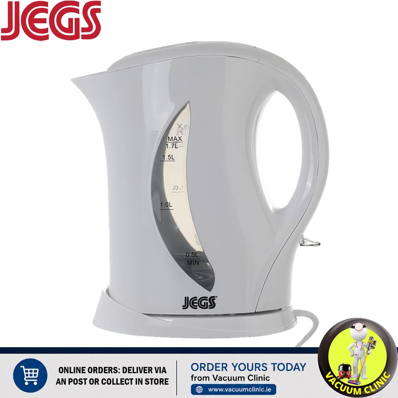JEGS 1.7L KETTLE WHITE 2200W (3301) JEGFK1302