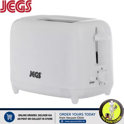 Jegs White 2 Slice Toaster (3301) JEGFK1305